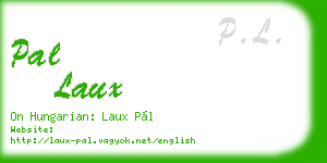 pal laux business card